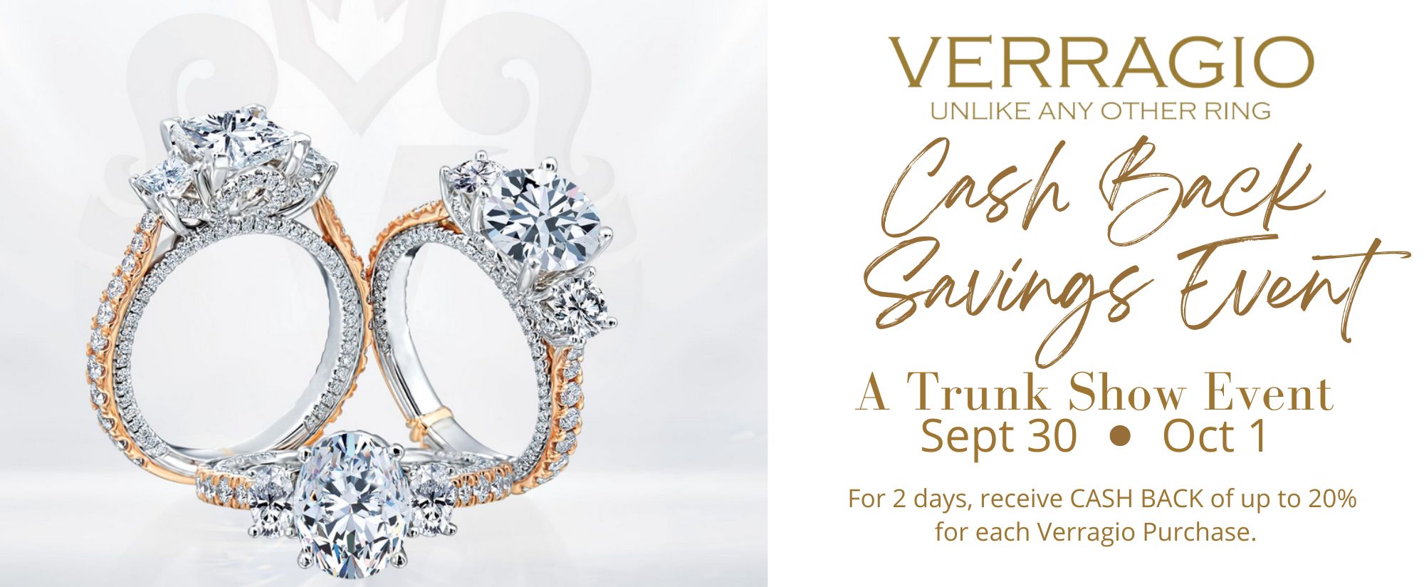 Join Adlers Jewelers for Breathtaking Verragio Trunk Show