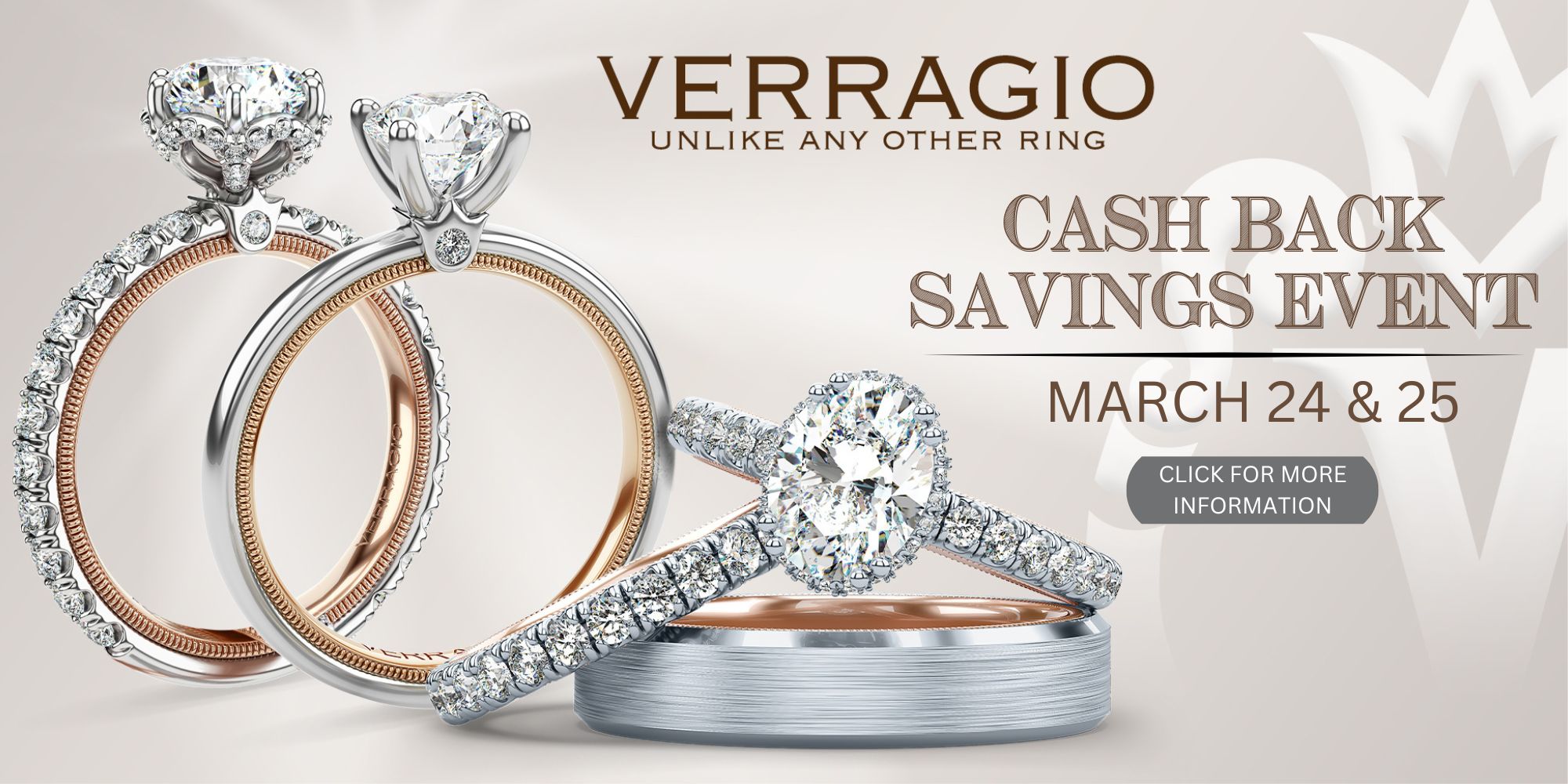 Cash Back Savings with Verragio at Adlers Jewelers