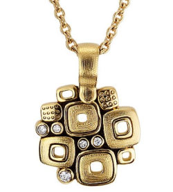 ALEX SEPKUS LITTLE WINDOWS DIAMOND PENDANT