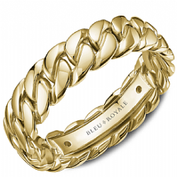 Bleu Royale Wedding Band RYL-038WY6 Bleu Royale Wedding Band RYL-038WY6
