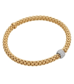 FOPE SOLO DIAMOND BRACELET-M FOPE SOLO DIAMOND BRACELET-M