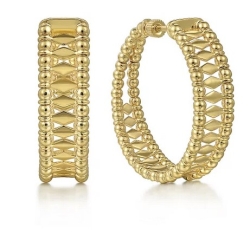 GABRIEL AND CO FASHION DIAMOND LOVE KNOT EARRINGS