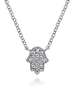 DIAMOND HAMSA PENDANT