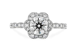 Hearts On Fire  Engagement Ring HBRFLOR01058RC