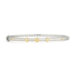 JUDE FRANCES MIXED METAL TRIO BANGLE