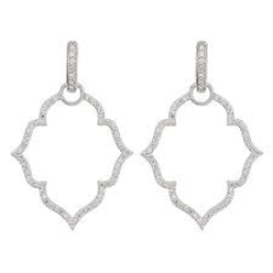 JUDE FRANCES MOROCCAN MICHELLE DIAMOND EARRING CHARMS