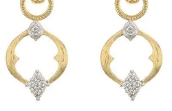 JUDE FRANCES MOROCCAN OPEN QUAD CIRCLE EARRING CHARM