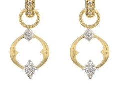 JUDE FRANCES MOROCCAN OPEN QUAD CIRCLE EARRING CHARMS