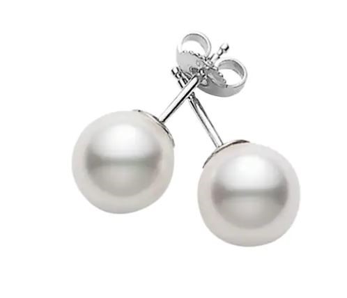 Akoya pearl discount stud earrings