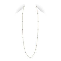 MIKIMOTO PEARL STATION NECKLACE