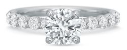 Precision Set MODERN CLASSIC Engagement Ring 233128W