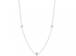 ROBERTO COIN DIAMONDS BY INCH 3 STATION NECKLACE