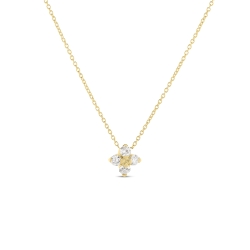 LOVE IN VERONA SMALL DIAMOND FLOWER PENDANT