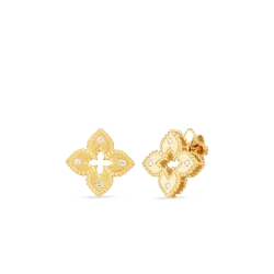 ROBERTO COIN PETITE VENETIAN DIAMOND EARRINGS