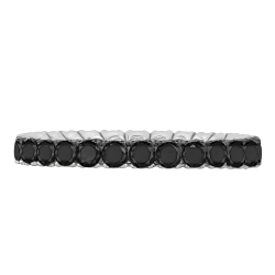 SPARK DIAMOND AND TSAVORITE ETERNITY STACKING BAND