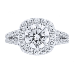 TACORI PETITE CRESCENT Engagement Ring HT 2548 CU 6.5 W