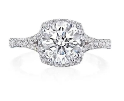 Tacori DANTELA Engagement Ring 2672 CU 8 W