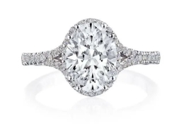 Tacori DANTELA Engagement Ring 2672 OV 8.5X6.5