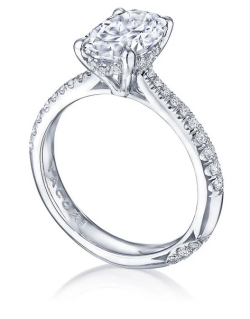 Tacori FOUNDERS Engagement Ring HT 2672 OV 10X8