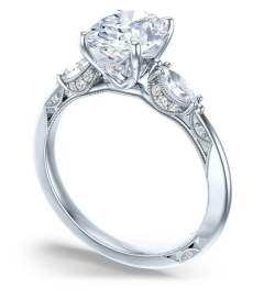 TACORI SIMPLY TACORI Engagement Ring 2685 OV 9.5X7 W