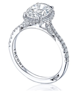 TACORI SIMPLY TACORI Engagement Ring 2677 OV 8.5X6.5 W