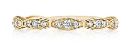 Tacori PETITE CRESCENT ROYALT Wedding Band HT 2558 B 1/2