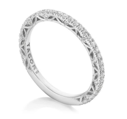 TACORI SCULPED CRESCENT Wedding Band 2687 B 3/4 W