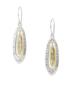 ADEL CHEFRIDI SHOOTING STAR DIAMOND EARRINGS