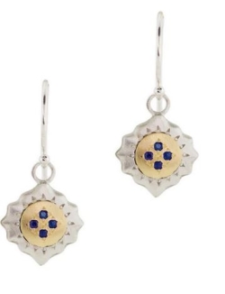 ADEL CHEFRIDI EAST WEST SAPPHIRE EARRINGS