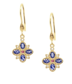 ADEL CHEFRIDI FLORAL EARRINGS