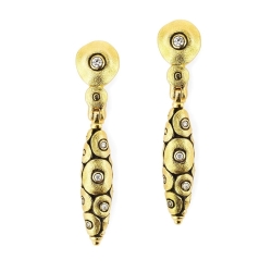 ALEX SEPKUS EVENING FLOWERS DIAMOND EARRINGS