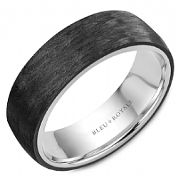 Bleu Royale  Wedding Band RYL-194BW75-M10