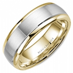 Bleu Royale  Wedding Band RYL-011WS75