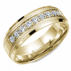 CrownRing  Wedding Band WB-9346Y-M10