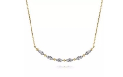 GABRIEL AND CO FASHION BUJUKAN DIAMOND NECKLACE