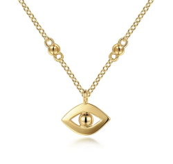 GABRIEL AND CO FASHION BUJUKAN EVIL EYE NECKLACE