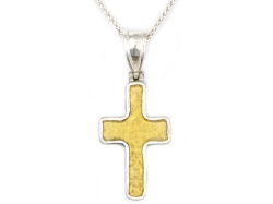 GURHAN SILVER CROSS PENDANT