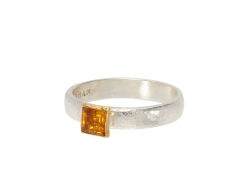 GURHAN SILVER SKITTLE CITRINE RING