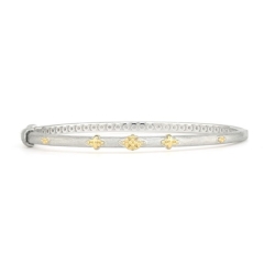 JUDE FRANCES MIXED METAL TRIO BANGLE