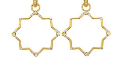 JUDE FRANCES MOROCCAN OPEN STAR EARRING CHARM