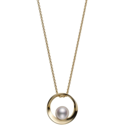 MIKIMOTO CIRCLE AKOYA PEARL PENDANT