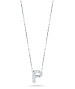 ROBERTO COIN DIAMOND LOVE LETTER PENDANT- P