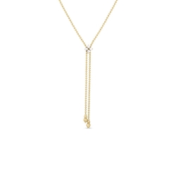 ROBERTO COIN LOVE IN VERONA DIAMOND LARIAT NECKLACE