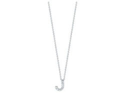 ROBERTO COIN DIAMOND LOVE LETTER PENDANT-J