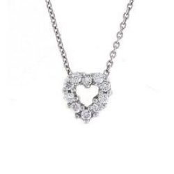 ROBERTO COIN TINY TREASURES DIAMOND HEART PENDANT