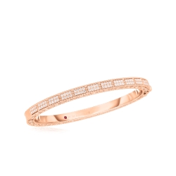 ROBERTO COIN MOSAIC DIAMOND BANGLE BRACELET