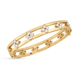 ROBERTO COIN LOVE IN VERONA DIAMOND BANGLE BRACELET