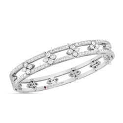 ROBERTO COIN LOVE IN VERONA DIAMOND BANGLE BRACELET