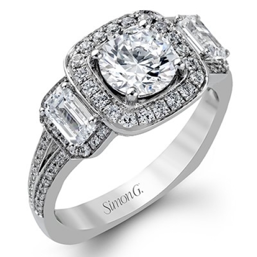 Shop the Simon G Engagement Ring TR446 Adlers Jewelers