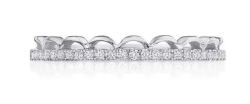 TACORI CRESCENT CROWN Wedding Band 2674 B ET W